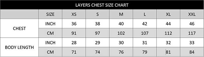 Layers Chest Chart