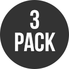 2xist Essentials No Show Trunk 3-Pack 20333 Black