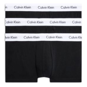 Calvin Klein Cotton Stretch Low Rise Trunk 3-Pack U2664 Black