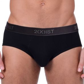 2xist Essentials Contour Pouch Brief 3-Pack 20303 Black