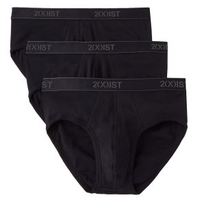 2xist Essentials Contour Pouch Brief 3-Pack 20303 Black