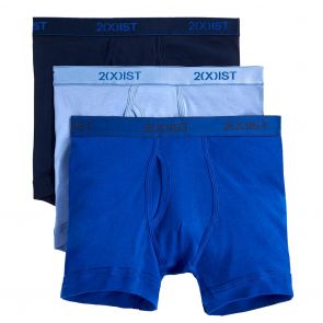 2xist Essentials Boxer Brief 3-Pack 20304 Navy/Cobalt/Porcelain