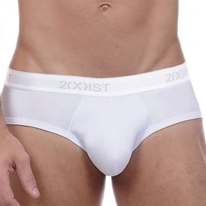 2xist Essentials No Show Brief 3-Pack 20320 White