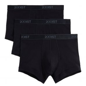 2xist Essentials No Show Trunk 3-Pack 20333 Black