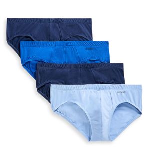 2xist Essential Bikini Brief 4-Pack 020432 Navy/Cobalt/Porcelain