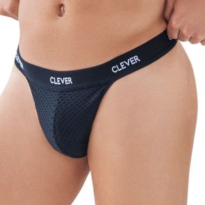 Clever Basics Latin Lust Thong 0876 Black