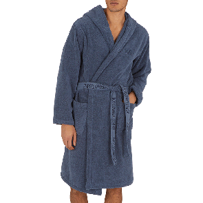 Emporio Armani Mens Woven Bathrobe 110799 Ferro