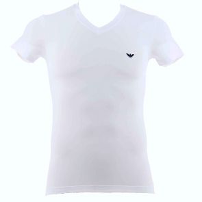 Emporio Armani V-Neck T-Shirt 110810 White