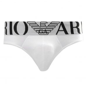 Emporio Armani GA Large Eagle Logo Brief 110814 CC716 White