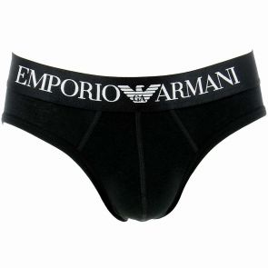 Emporio Armani Stretch Cotton Brief 111285 Black