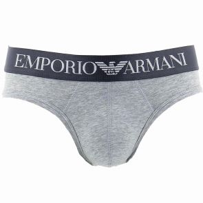 Emporio Armani Stretch Cotton Brief 111285 Grey Marle