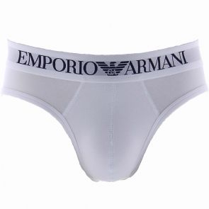 Emporio Armani Stretch Cotton Brief 111285 White