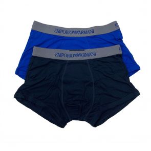 Emporio Armani Trunk 2-Pack 111613 7A722 Marine and Blue