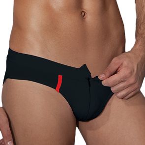 Doreanse Zip Slip Brief 1269 Black