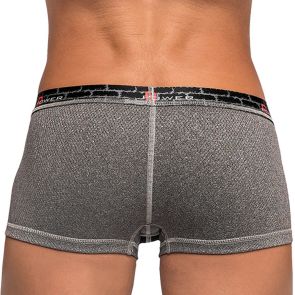 Male Power Reversible Mini Short 133-237 Grey