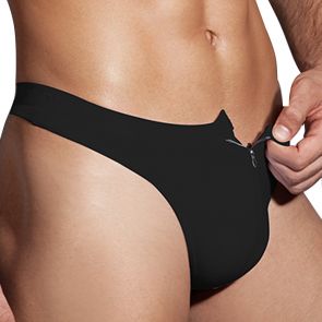 Doreanse Zip Thong 1354 Black