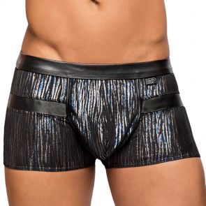 Male Power Black Camo Sport Net Short
