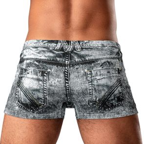 Male Power Mini Short Dirty Denim 145-286 Denim