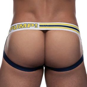 PUMP! Recharge Jock 15058 Navy and Yellow
