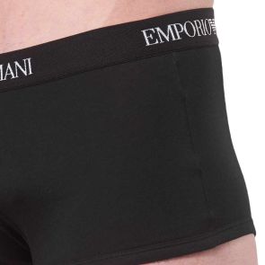 Emporio Armani Cotton Trunk 3-Pack 111610 CC722 Black