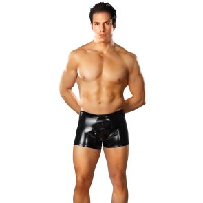 Male Power Liquid Onyx Pouch Short 153-003 Black