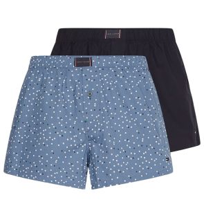 Tommy Hilfiger Woven Boxer Print UM0UM02005 Sky/Scatter Dot