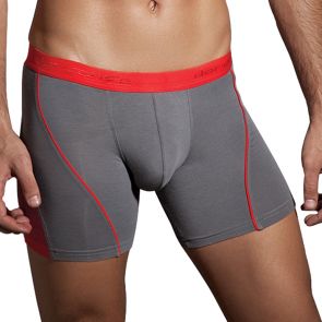 Doreanse Contrast Long Boxer Brief 1754 Grey