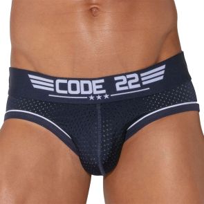 CODE 22 Army Sport Mesh Brief 1971 Navy