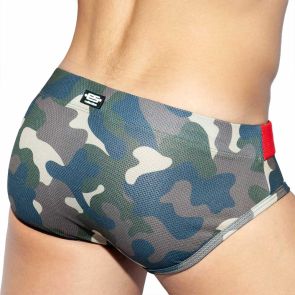 ES Collection Belt Pique Swim Brief 2024 Camouflage 