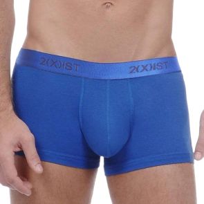 2xist Essentials No Show Trunk 3-Pack 20333 Navy/Cobalt/Porcelain