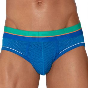 CODE 22 Bright Sport Mesh Brief 2081 Blue