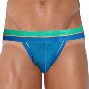 CODE 22 Bright Sport Mesh Jockstrap 2083 Blue