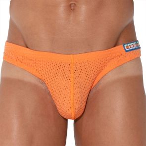 CODE 22 Bright Sport Mesh Thong 2085 Orange