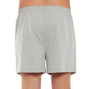 Coast Mens 2-Pack Knit Boxer Shorts 22CCU511 Grey Marle