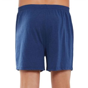 Coast Mens 2-Pack Knit Boxer Shorts 22CCU511 Navy Marle