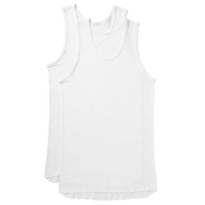Jockey Athletic Singlet 2 Pack M01135 White