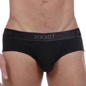 2xist Cotton Stretch Sport Brief 3-Pack 021312 White Mens Underwear