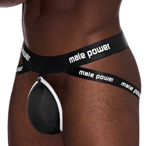 Male Power Helmet Jockstrap 345-267 Black