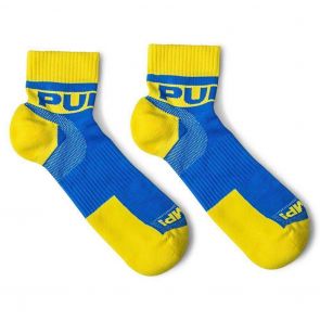 PUMP! All-Sport Spring Break Socks 2-Pack 41004 Yellow and Blue