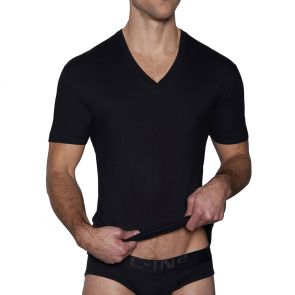 C-in2 Core V-Neck T-Shirt 4110 Black