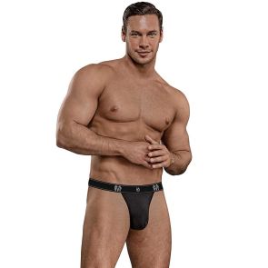 Male Power Bamboo Micro Thong 433-253 Black