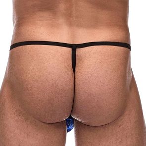 Male Power Diamond Mesh Posting Strap 450-264 Navy
