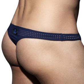 Addicted Excite Me Thong ADF203 Navy