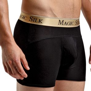 Magic Silk Panel Trunks 6886 Black