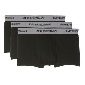 Emporio Armani Trunks 3-Pack 111357 CC717 Black