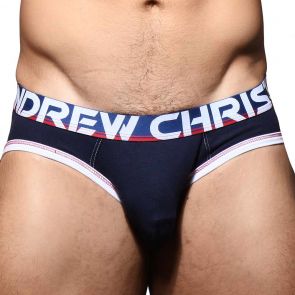 Andrew Christian Almost Naked Cotton Brief 91615 Navy