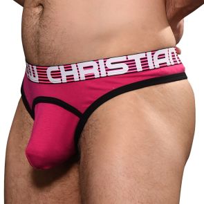 Andrew Christian Almost Naked Retro Thong 93002 Fuchsia