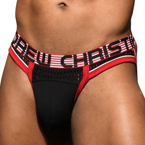 Andrew Christian Competition Mesh Jock w/ Almost Naked 93044 Black