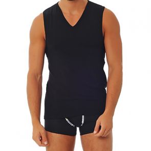 Doreanse VNeck Athletic Tank 2210 Black