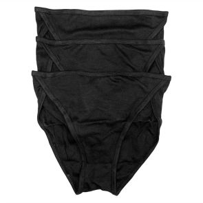 Jockey Jockette Brief 3-Pack MWN4 Black